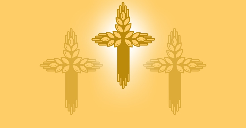 Series of three crosses