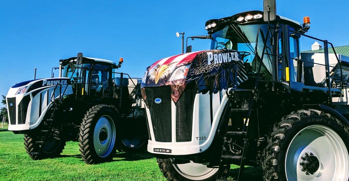 The T-Series Prowler boasts an 1,800 gallon-capacity spray system The T-Series Prowler boasts an 1,800 gallon-capacity spray system