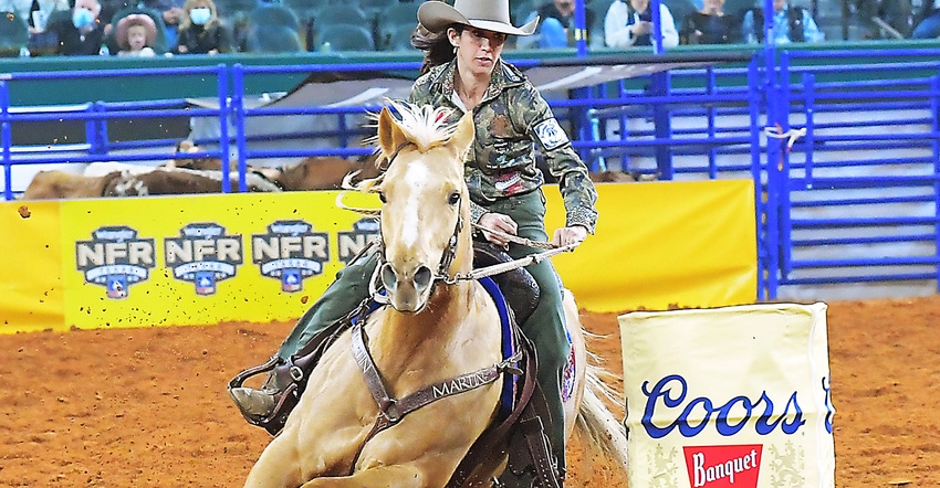 Professional barrel racer, South Dakota rancher, and mom of five, Jessica Routier 