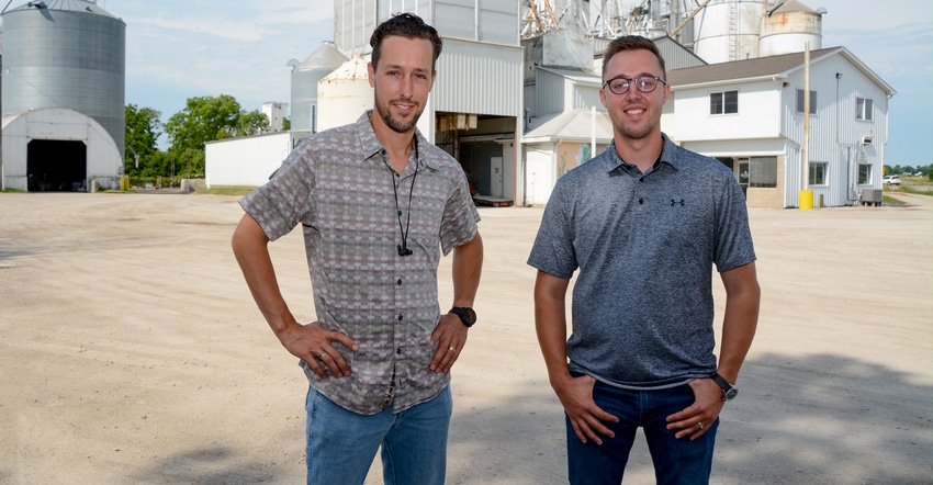  Jay Buline with brother Dillon at their Terra Products retail store in Iowa City, Iowa