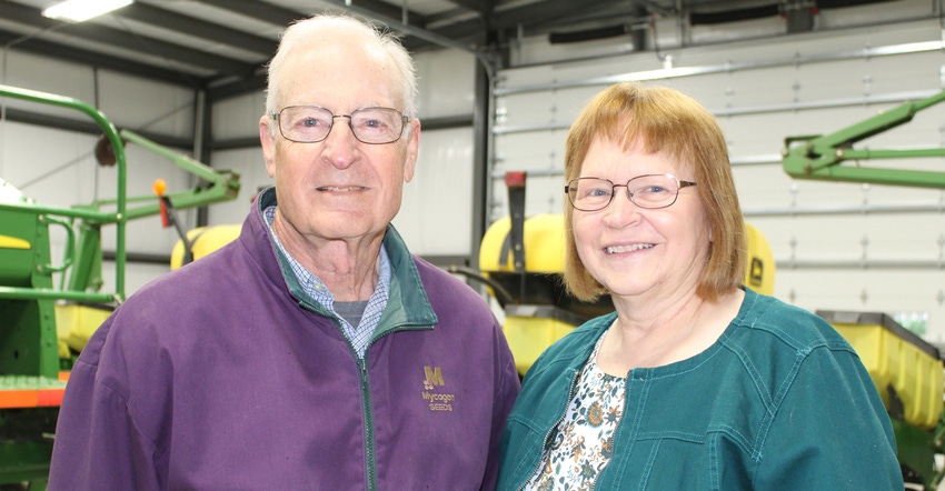 Kansas Master Farmer and Farm Home Maker Ellis and Rita Yoder are 