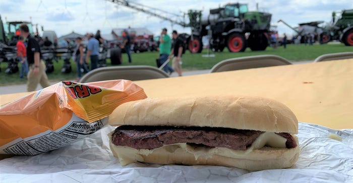 Ribeye sandwich with cheese from Grand Island Central Catholic