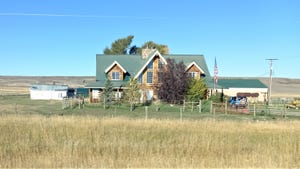 Wyoming farmhouse.