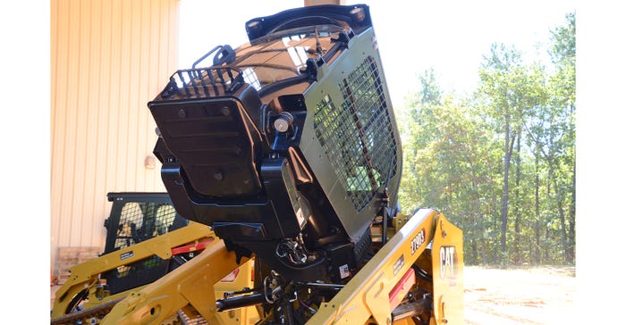 new one-piece cab for the D3 Series skid-steer and compact track loader from Caterpillar.jpg