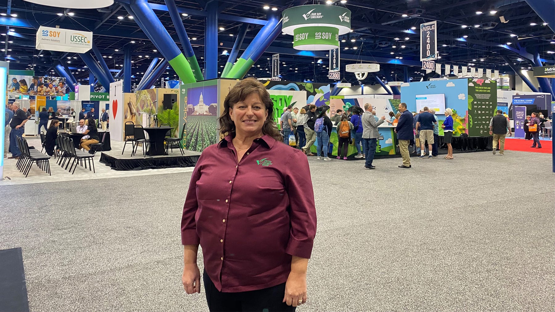 Hillsboro farmer Cindy Pulskamp attended the convention in Houston 