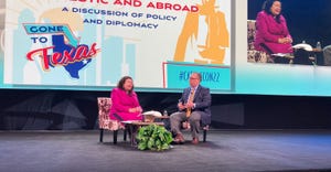 British Ambassador to the United States Dame Karen Pierce spoke with NCBA Vice President for Government Affairs Ethan Lane on
