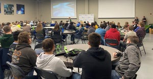 Students attending the agriculture department at Bismarck State College