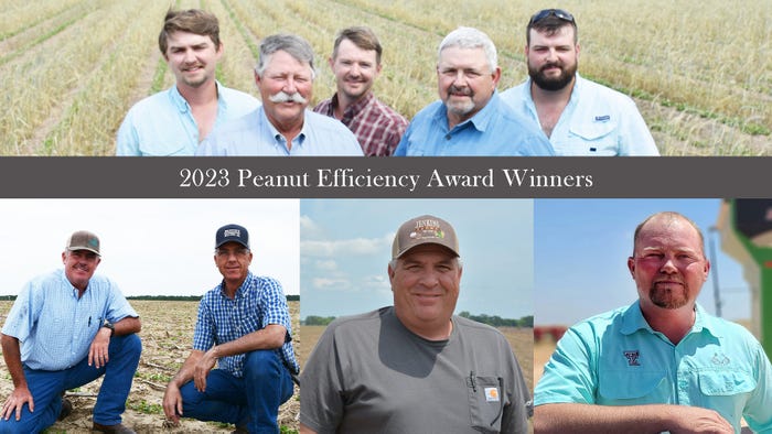 2023 Peanut Efficiency Award winners 2023 Peanut Efficiency Award winners