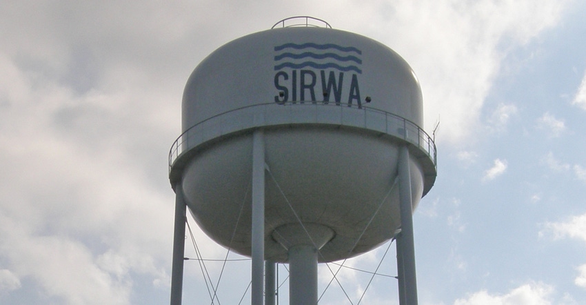 SIRWA water tower
