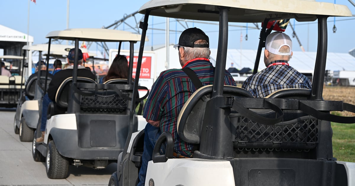 Golf cart rentals available for Husker Harvest Days