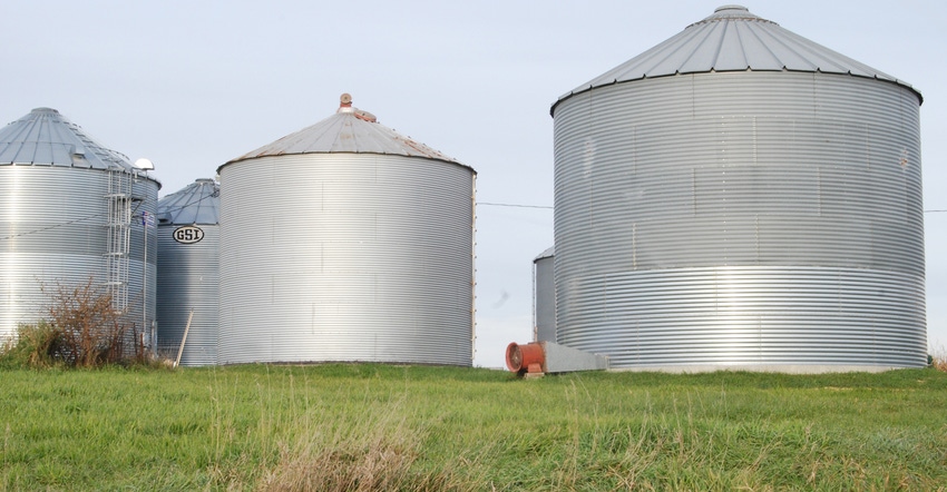 grain bins grain bins