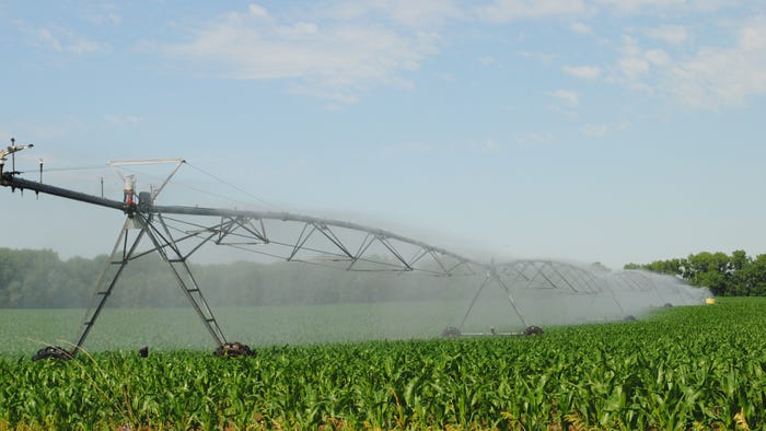 Irrigation equipment in field