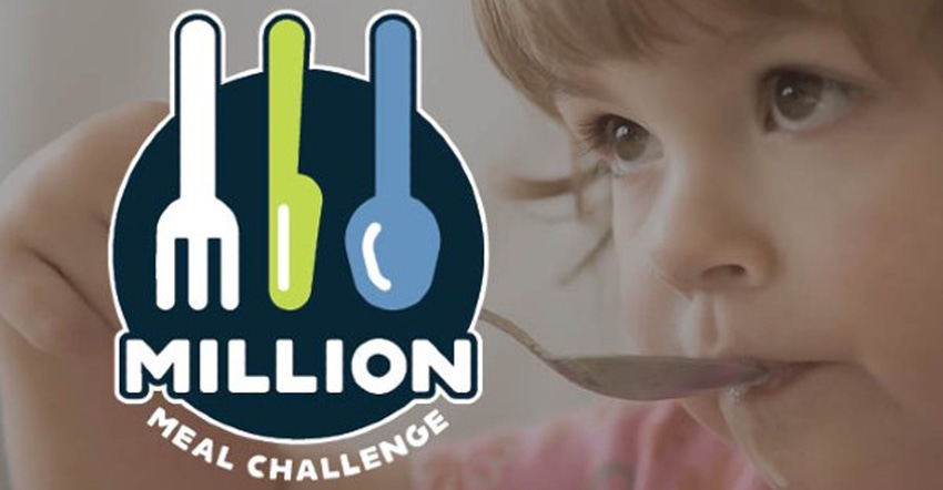 Million Meal Challenge graphic Million Meal Challenge graphic