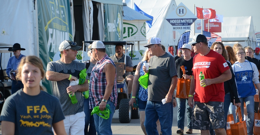 Crowd at Husker Harvest Days