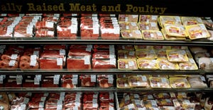 Meat in grocery store