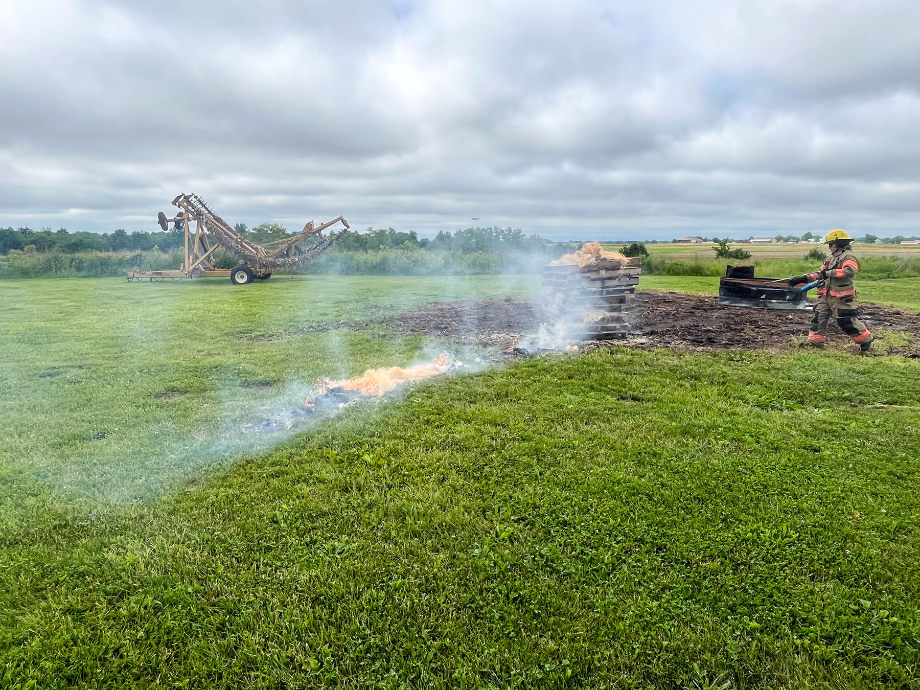 How soybeans knock down fires across the nation