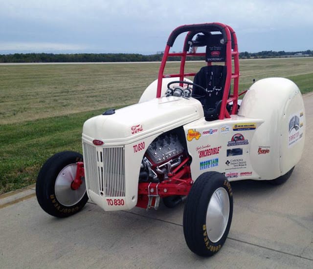 Ford Racing Tractor 96-mph tractor run claims a land-speed record