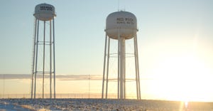 Red Rock Rural Water System water towers