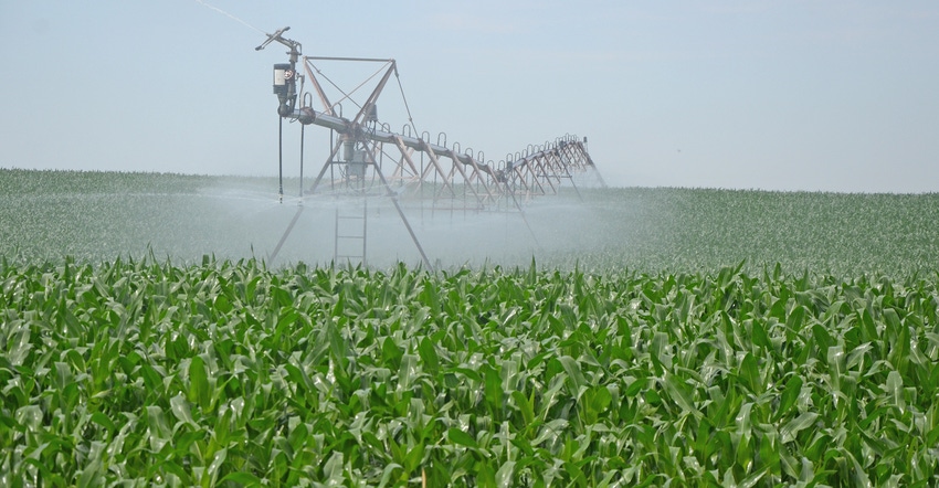 center pivot water irrigation