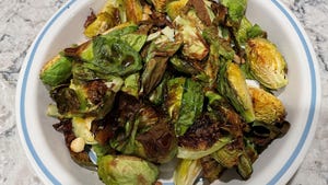 cooked brussel sprouts