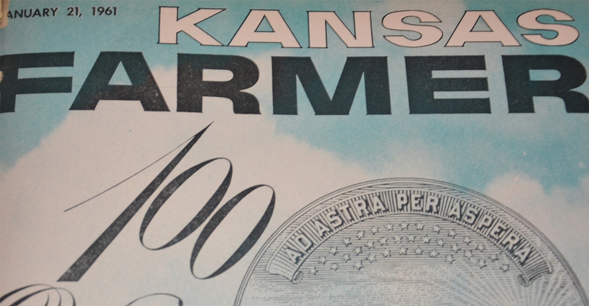 Cover of the Kansas Farmer 100 year addition