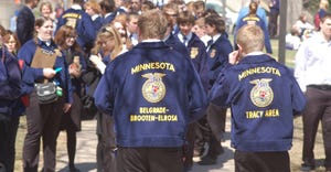 sea of blue FFA Minnesota jackets