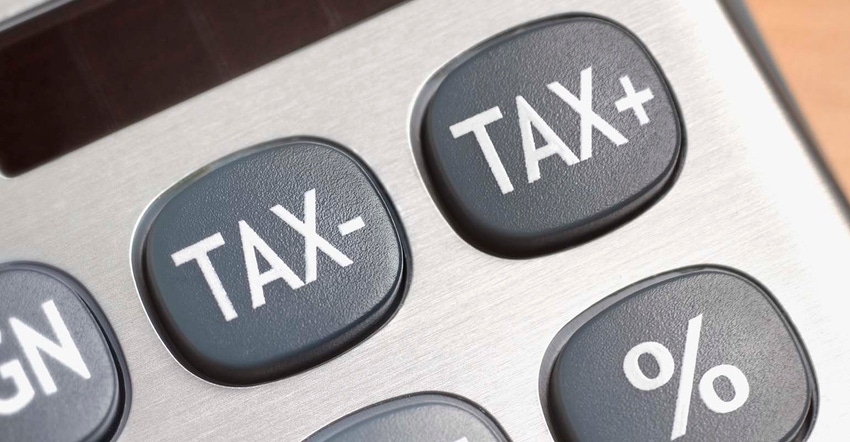 Tax- and Tax+ buttons on calculator Tax- and Tax+ buttons on calculator
