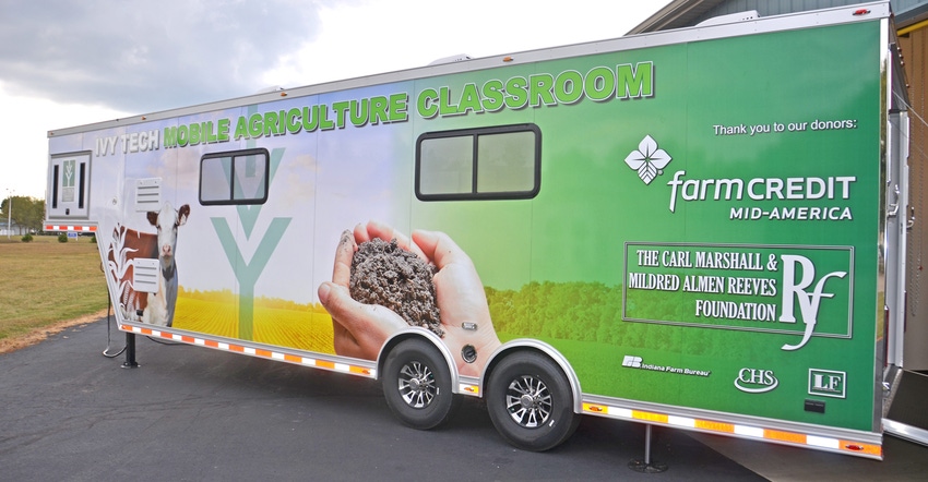 Ivy Tech Mobile Agriculture Classroom