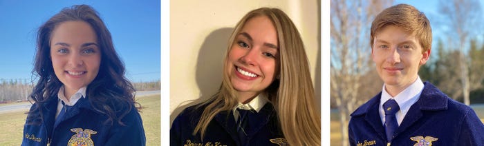 Maine state FFA officer