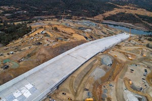 Main spillway at Oroville Dam