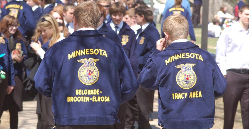 FFA members walking FFA members walking