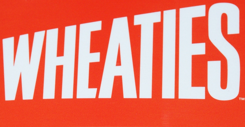 Wheaties logo on orange background