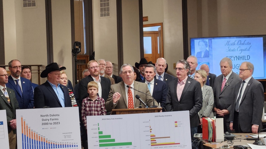 Doug Goehring speaks to the House Agriculture Committee