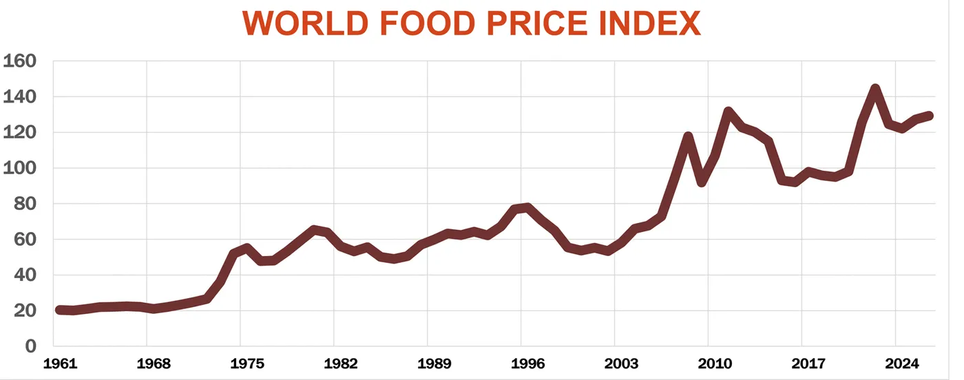 World food index price chart World food index price chart
