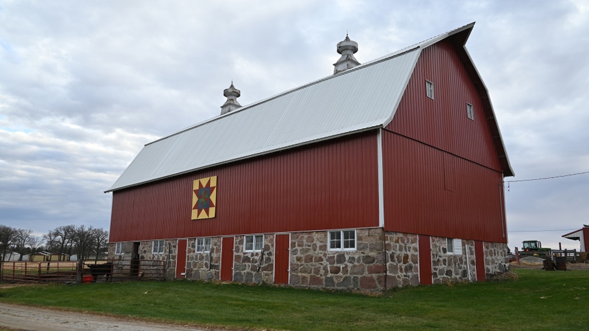 2022 winner of Iowa's Most Beautiful Barn