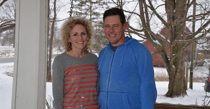 Carla and Kris Wardin, owners of Evergreen Dairy Farm in St. Johns, earned the coveted platinum award, given in January as pa
