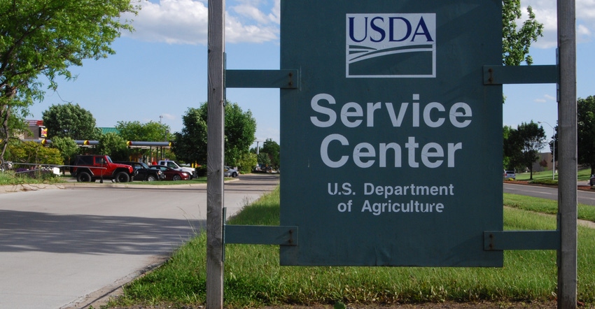 USDA Service Center sign