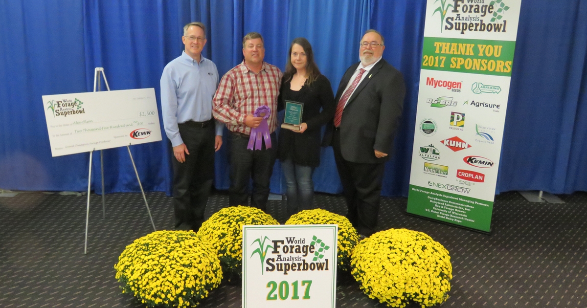 Wisconsin couple wins World Dairy Expo forage contest