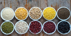 multi-colored grains