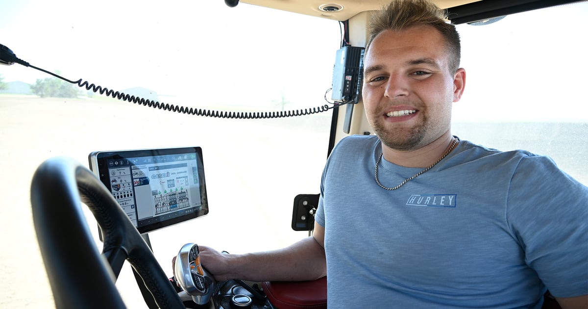 Young farmer offers up his tools for success