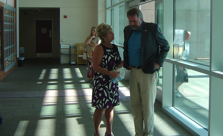 Rep. Doug LaMalfa and aide Brenda Haynes Rep. Doug LaMalfa and aide Brenda Haynes