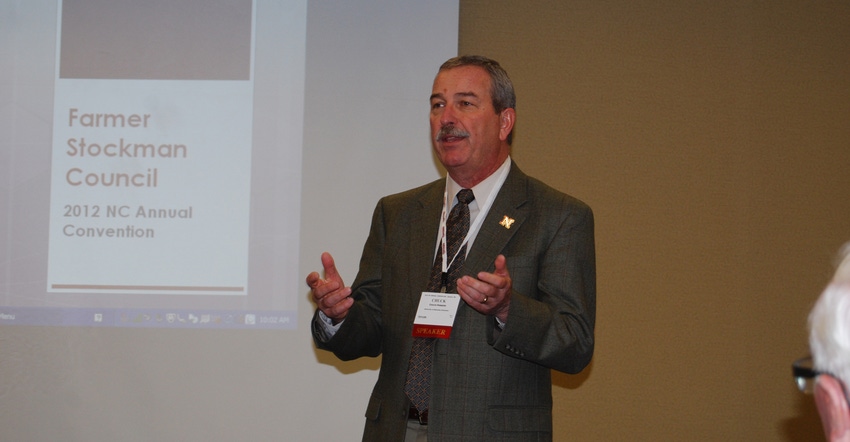 Chuck Hibberd speaks at the 2012 Nebraska Cattlemen Convention Chuck Hibberd speaks at the 2012 Nebraska Cattlemen Convention