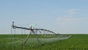  Irrigation equipment in field