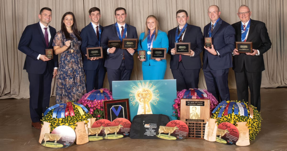 Gophers triumph at dairy judging contest for fourth straight year