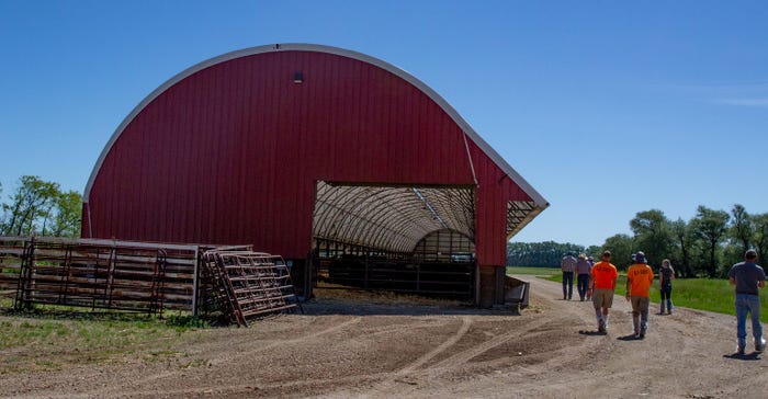 Hoop barn system allows more cattle comfort