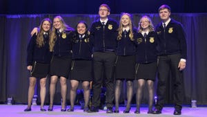 The new state FFA officer team