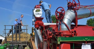 Red River Special grain threshing machine