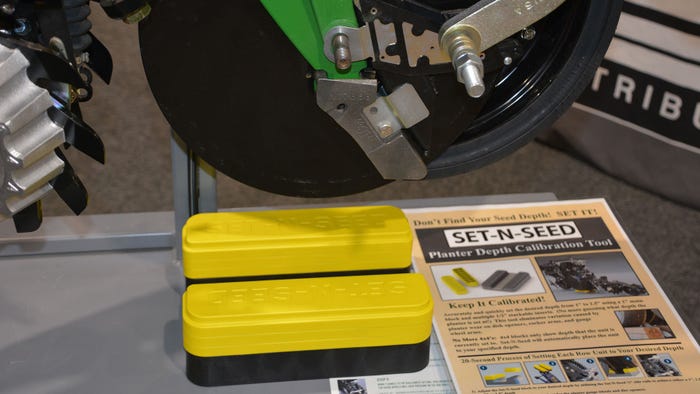 Set-N-Seed kit planter depth calibration blocks Set-N-Seed kit planter depth calibration blocks