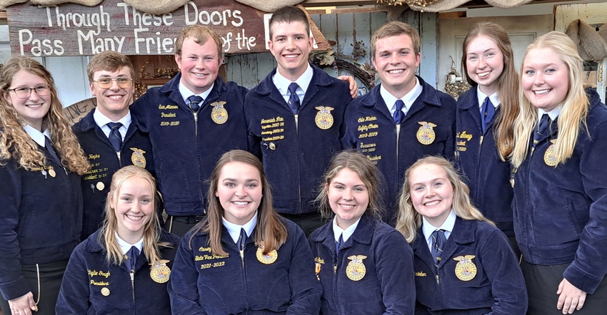 The 2022-23 Wisconsin FFA state officer team was elected during the 93rd Wisconsin FFA Convention held June 13-16 at the Alli