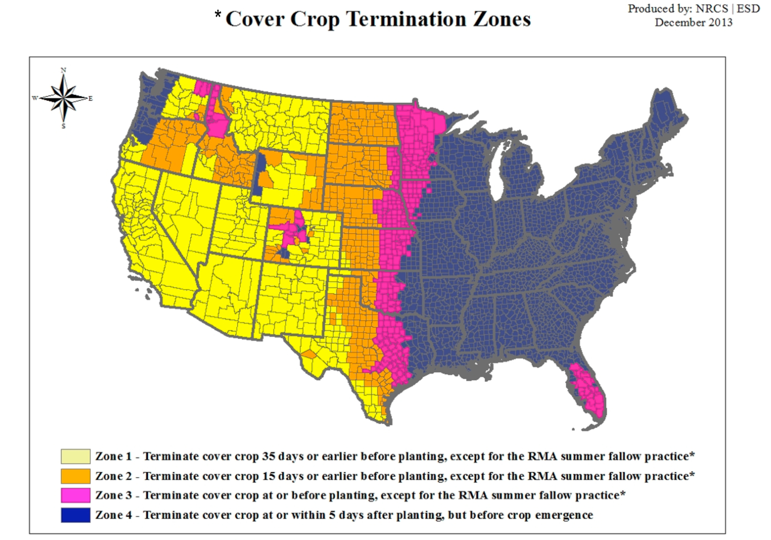 Cover crop termination delayed?